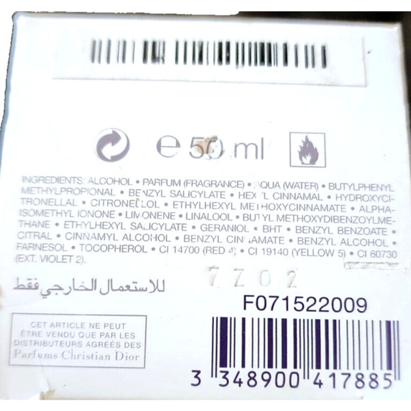 Christian Dior J'adore Eau De Parfum Spray for Women, 1.7 Ounce - Picture 6 of 6